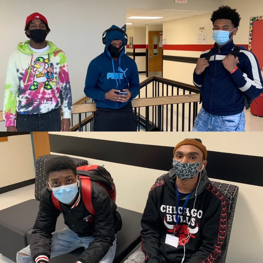 STEM students remain vigilant in wearing their masks.  